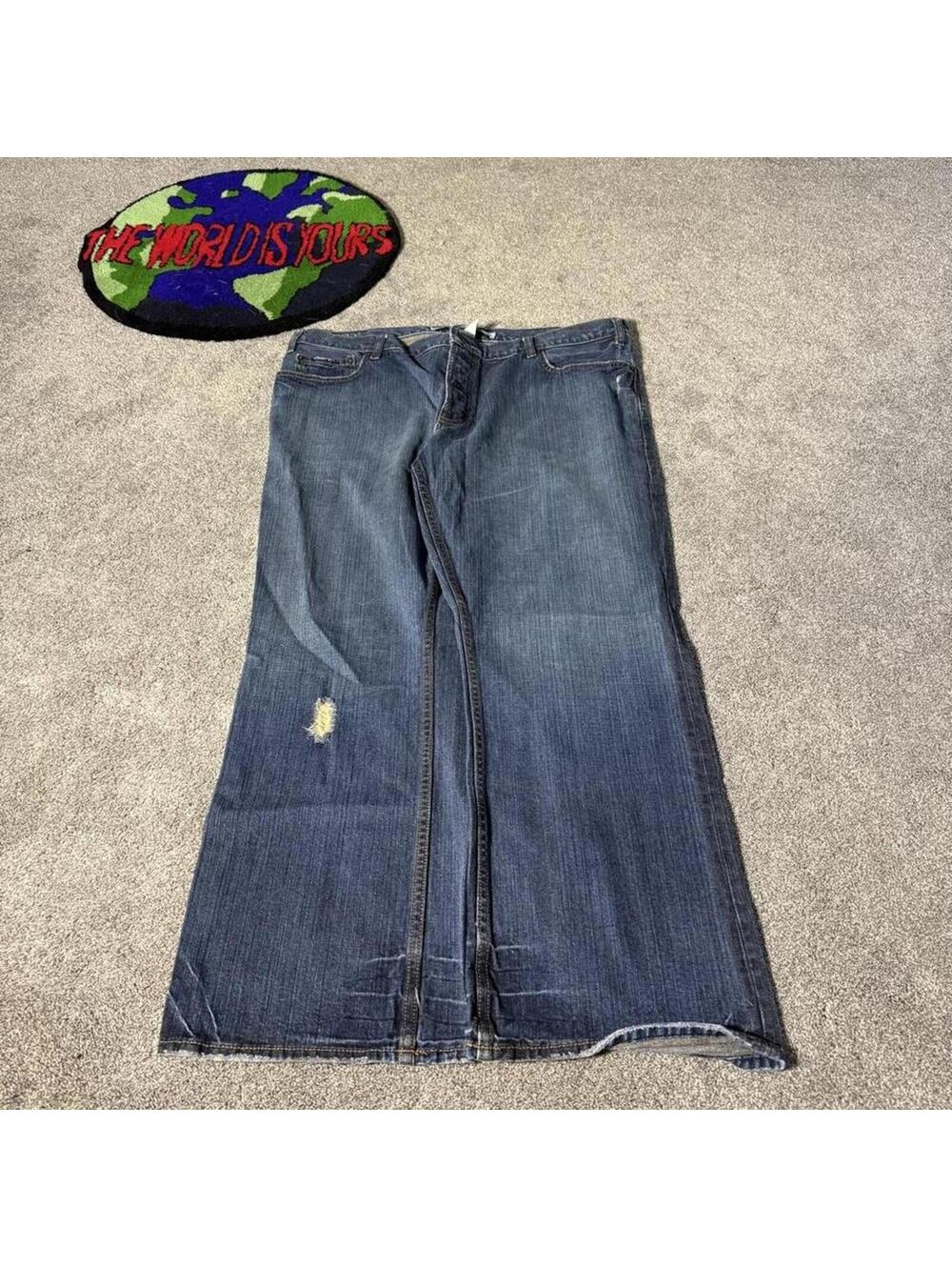 y2k baggy bootcut gap denim jeans